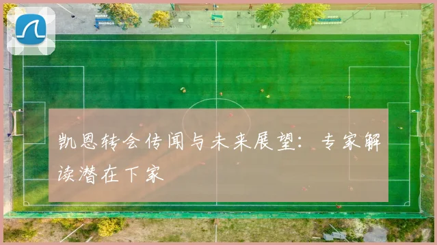 凯恩转会传闻与未来展望:专家解读潜在下家
